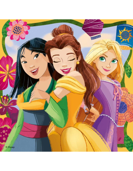 RVSPC01068,Ravensburger - Puzzle puterea printeselor Disney 3x49 piese