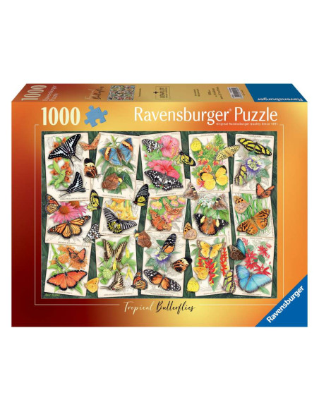 RVSPA01084,Ravensburger - Puzzle fluturi tropicali 1000 piese