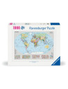 RVSPA00065,Ravensburger - Puzzle harta politica a lumii 1000 piese design nou