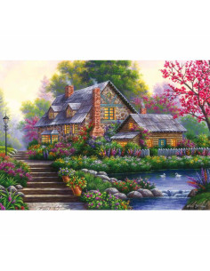 RVSPA00464,Ravensburger - Puzzle cabana romantica 1000 piese design nou