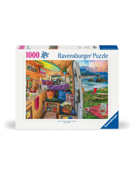 RVSPA00491,Ravensburger - Puzzle priveliste din rulota 1000 piese design nou