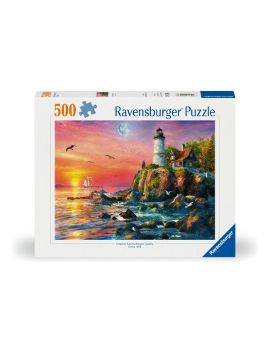 RVSPA00217,Ravensburger - Puzzle far la apus 500 piese design nou
