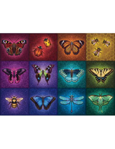 RVSPA00554,Ravensburger - Puzzle insecte cu aripi 1000 piese design nou