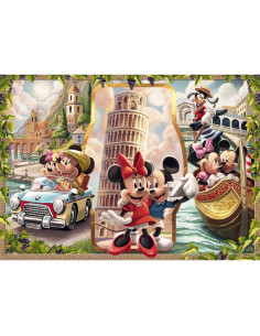 RVSPA00498,Ravensburger - Puzzle Mickey si Minnie in vacanta 1000 piese design nou