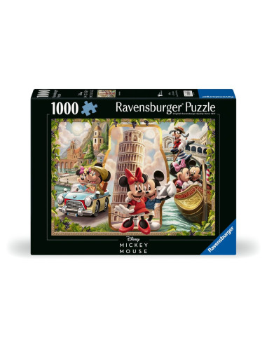 RVSPA00498,Ravensburger - Puzzle Mickey si Minnie in vacanta 1000 piese design nou