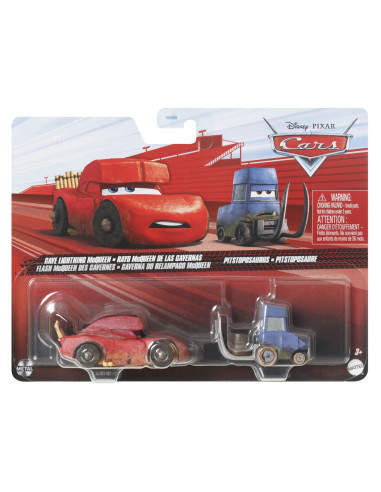 MTDXV99_HLH63,Cars3 Set 2 Masinute Metalice Cave Fulger Mcqueen Si Pitstoposaurus