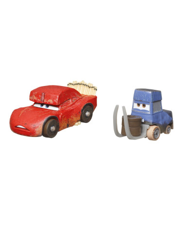 MTDXV99_HLH63,Cars3 Set 2 Masinute Metalice Cave Fulger Mcqueen Si Pitstoposaurus