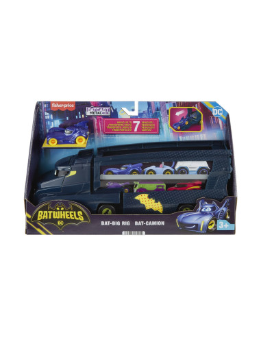 MTHMX07,Fisher Price Batwheels Camionul Bat Big Rig