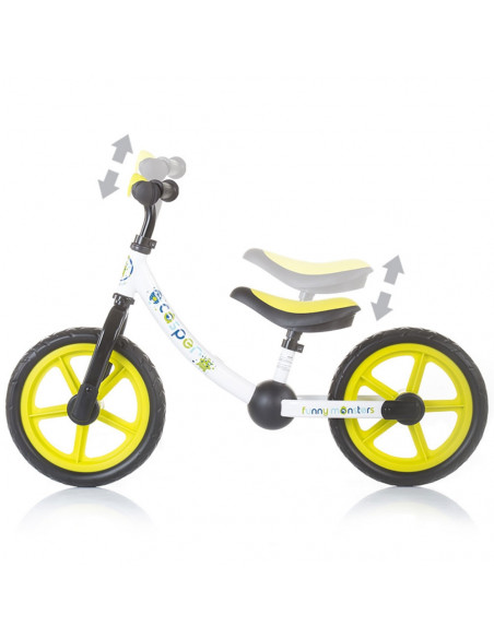 Bicicleta fara pedale Chipolino Casper flower power,DIKC01708FP