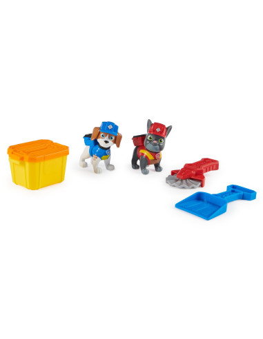 VV-6066727_20141514,Patrula Catelusilor Echipa Rubble Set 2 Figurine Charger Si Wheeler