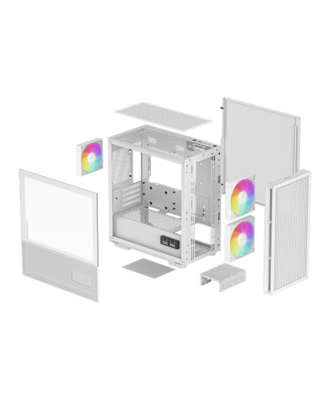 R-CH360-WHAPE3D-G-1,Carcasa Deepcool CH360 Digital aRGB alba