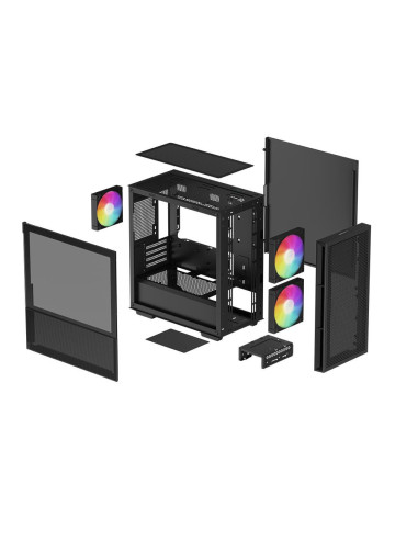 R-CH360-BKAPE3-G-1,Carcasa Deepcool CH360 aRGB neagra