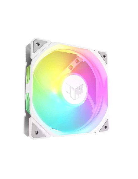 90DA0093-B09020,Set 3 ventilatoare Asus TUF Gaming TR120 aRGB 120mm albe