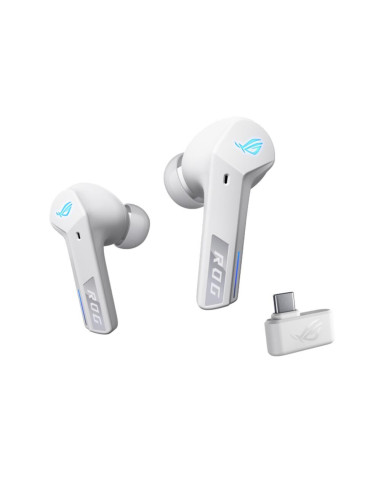 90YH03Y0-BTUA10,Casti wireless in ear ASUS ROG Cetra SpeedNova True Wireless albe