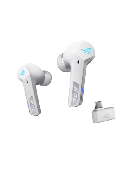 90YH03Y0-BTUA10,Casti wireless in ear ASUS ROG Cetra SpeedNova True Wireless albe