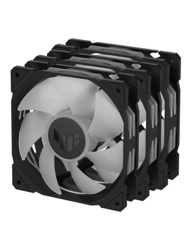90DA0090-B09020,Set 3 ventilatoare Asus TUF Gaming TR120 aRGB 120mm negre
