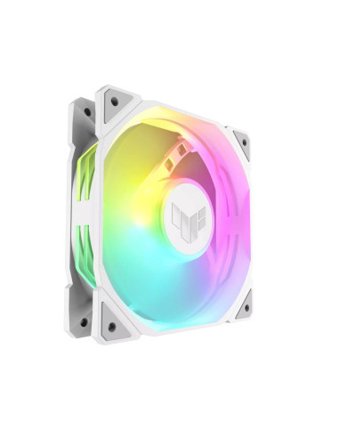 90DA0093-B09000,Ventilator Asus TUF Gaming TR120 aRGB 120mm alb