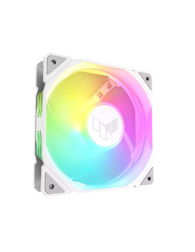 90DA0093-B09000,Ventilator Asus TUF Gaming TR120 aRGB 120mm alb