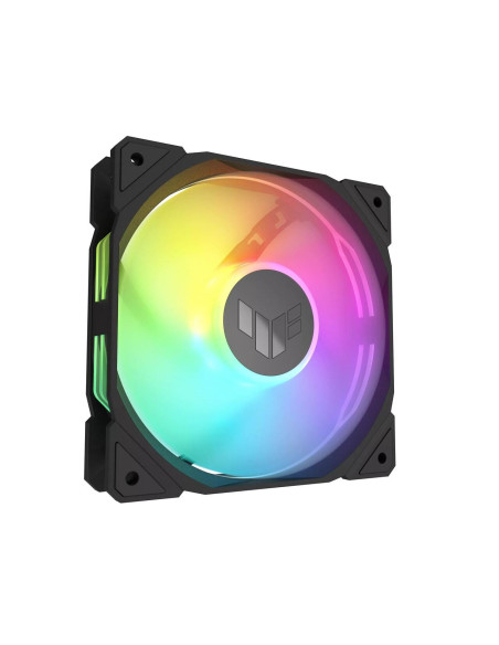 90DA00D0-B09020,Set 3 ventilatoare Asus TUF Gaming TR120 aRGB Reverse 120mm negre