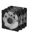 90DA00D0-B09020,Set 3 ventilatoare Asus TUF Gaming TR120 aRGB Reverse 120mm negre