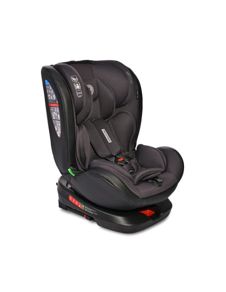 10071802401,Scaun auto, Nebula, i-Size, Isofix, rotativ, 0 Luni-12 Ani, 40-150 cm, Black