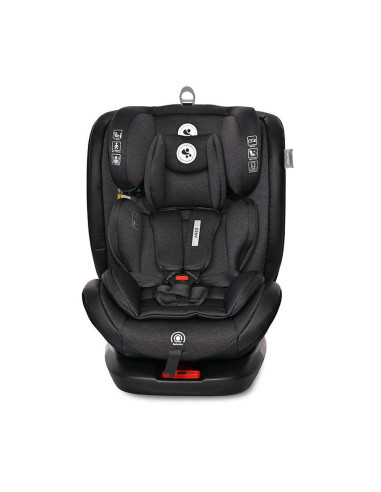 10071792401,Scaun auto Ares, Isofix, i-Size, rotativ 360 grade, 40-150 cm, 0 luni-12 ani, Black Jasper