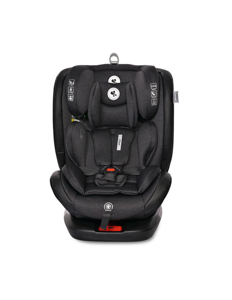 10071792401,Scaun auto Ares, Isofix, i-Size, rotativ 360 grade, 40-150 cm, 0 luni-12 ani, Black Jasper
