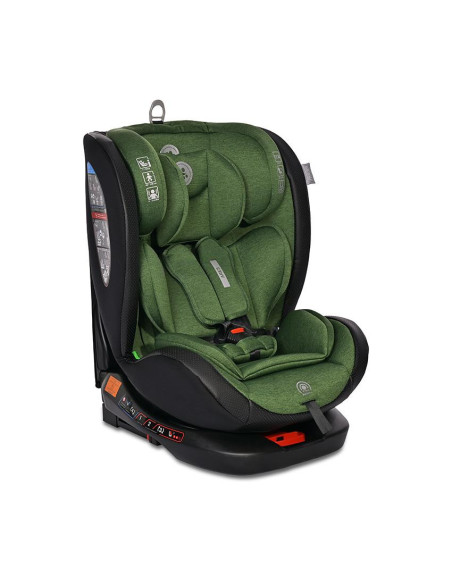 10071792411,Scaun auto Ares, Isofix, i-Size, rotativ 360 grade, 40-150 cm, 0 luni-12 ani, Green