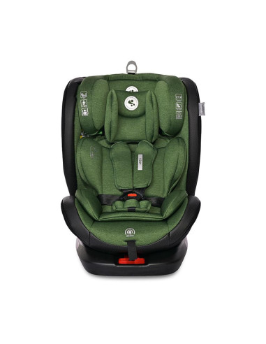 10071792411,Scaun auto Ares, Isofix, i-Size, rotativ 360 grade, 40-150 cm, 0 luni-12 ani, Green