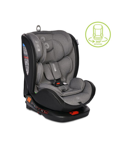 10071792406,Scaun auto Ares, Isofix, i-Size, rotativ 360 grade, 40-150 cm, 0 luni-12 ani, Grey