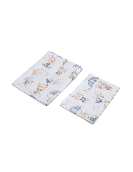SILLO-43794,Set lenjerie de pat cu 2 piese Sensillo Zbor in Nori