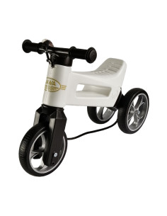 FWR-SS-JAWAWX,Bicicleta fara pedale cu cosulet pentru ghidon Funny Wheels Rider SUPERSPORT 2 in 1 JAWA White Exclusiv