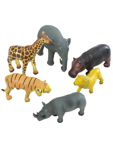 Vin97087,Set de 6 animale salbatice din Africa