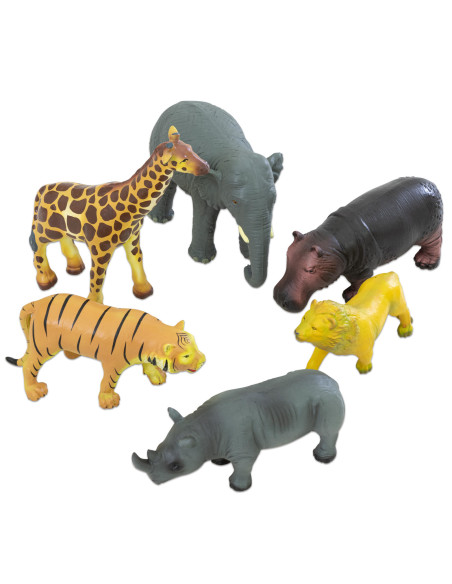 Vin97087,Set de 6 animale salbatice din Africa
