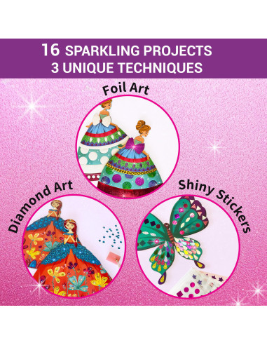 CCPPL100,Set creativ 3 in 1 - Magie sclipitoare