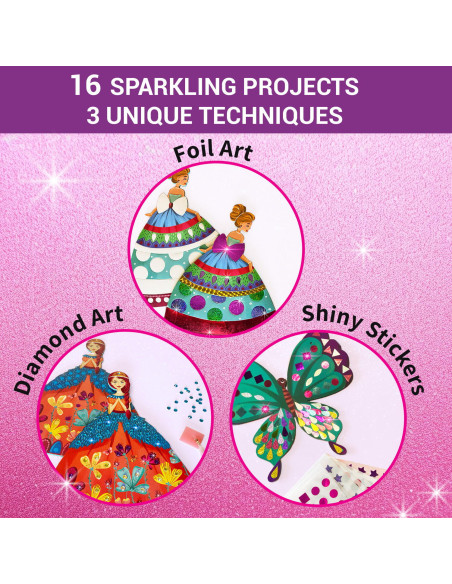 CCPPL100,Set creativ 3 in 1 - Magie sclipitoare