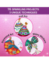 CCPPL100,Set creativ 3 in 1 - Magie sclipitoare