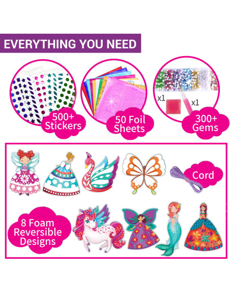 CCPPL100,Set creativ 3 in 1 - Magie sclipitoare