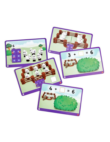 HM96093-UK,MathLink®Cubes Numberblocks - Ferma oitelor