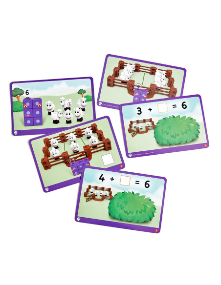 HM96093-UK,MathLink®Cubes Numberblocks - Ferma oitelor