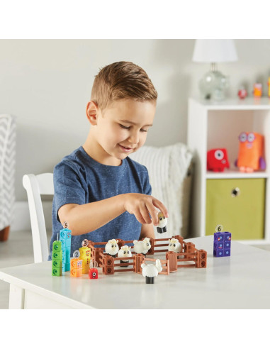 HM96093-UK,MathLink®Cubes Numberblocks - Ferma oitelor