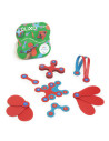 CL-ITSY-FT-1,Clixo® joc magnetic de construit - Itsy Flamingo & Turcoaz (18 piese)