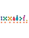 CL-SRBW-RB-1,Clixo® joc magnetic de construit - Super Curcubeu (60 piese)