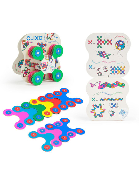 CL-MITY-TB-1,Clixo® joc magnetic de construit - Tiny & Mighty (9 piese)