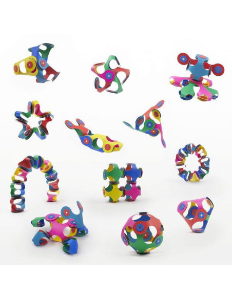 CL-MITY-TB-1,Clixo® joc magnetic de construit - Tiny & Mighty (9 piese)
