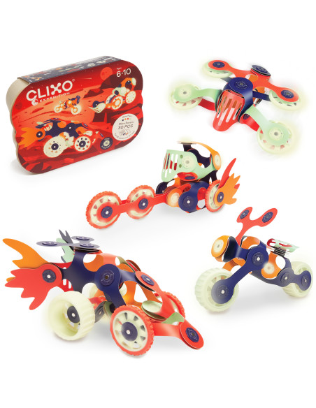 CL-MARS-OB-1,Clixo® joc magnetic de construit - Vehicule spatiale ( 30 piese)