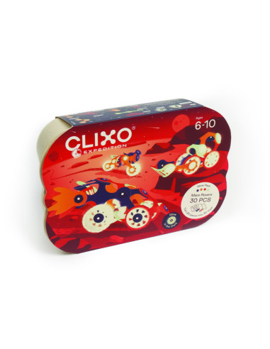 CL-MARS-OB-1,Clixo® joc magnetic de construit - Vehicule spatiale ( 30 piese)