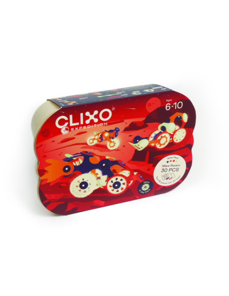 CL-MARS-OB-1,Clixo® joc magnetic de construit - Vehicule spatiale ( 30 piese)