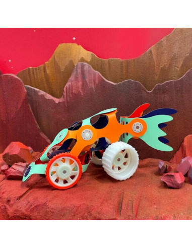 CL-MARS-OB-1,Clixo® joc magnetic de construit - Vehicule spatiale ( 30 piese)