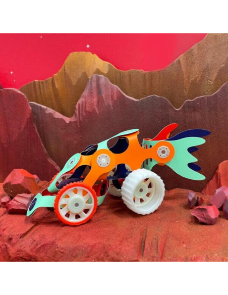 CL-MARS-OB-1,Clixo® joc magnetic de construit - Vehicule spatiale ( 30 piese)